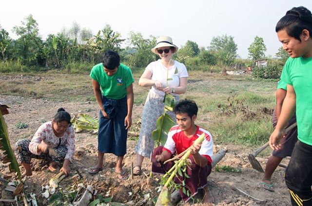 Internship at an eco village school in Myanmar